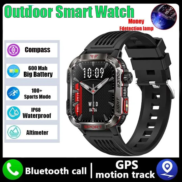 GZYR Smartwatch 2.01" con Llamadas Bluetooth y Batería de 600 mAh