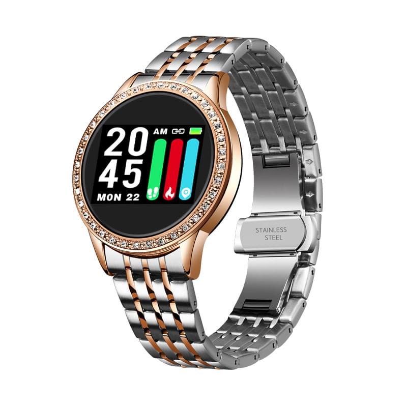 Pulsera Inteligente Multifuncional con Ritmo Cardíaco y Presión Arterial