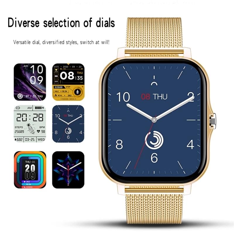 Smartwatch Unisex con Pantalla a Color de 1.69 Pulgadas