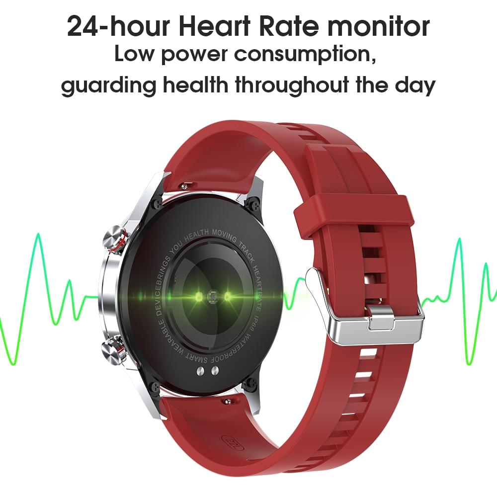HERALL Smartwatch con ECG y Monitor de Presión Arterial IP68 - vista de detalle
