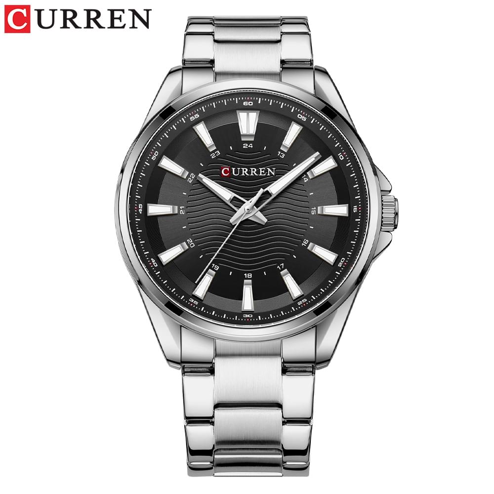 Reloj de Cuarzo para Hombre Estilo Business con Correa de Acero