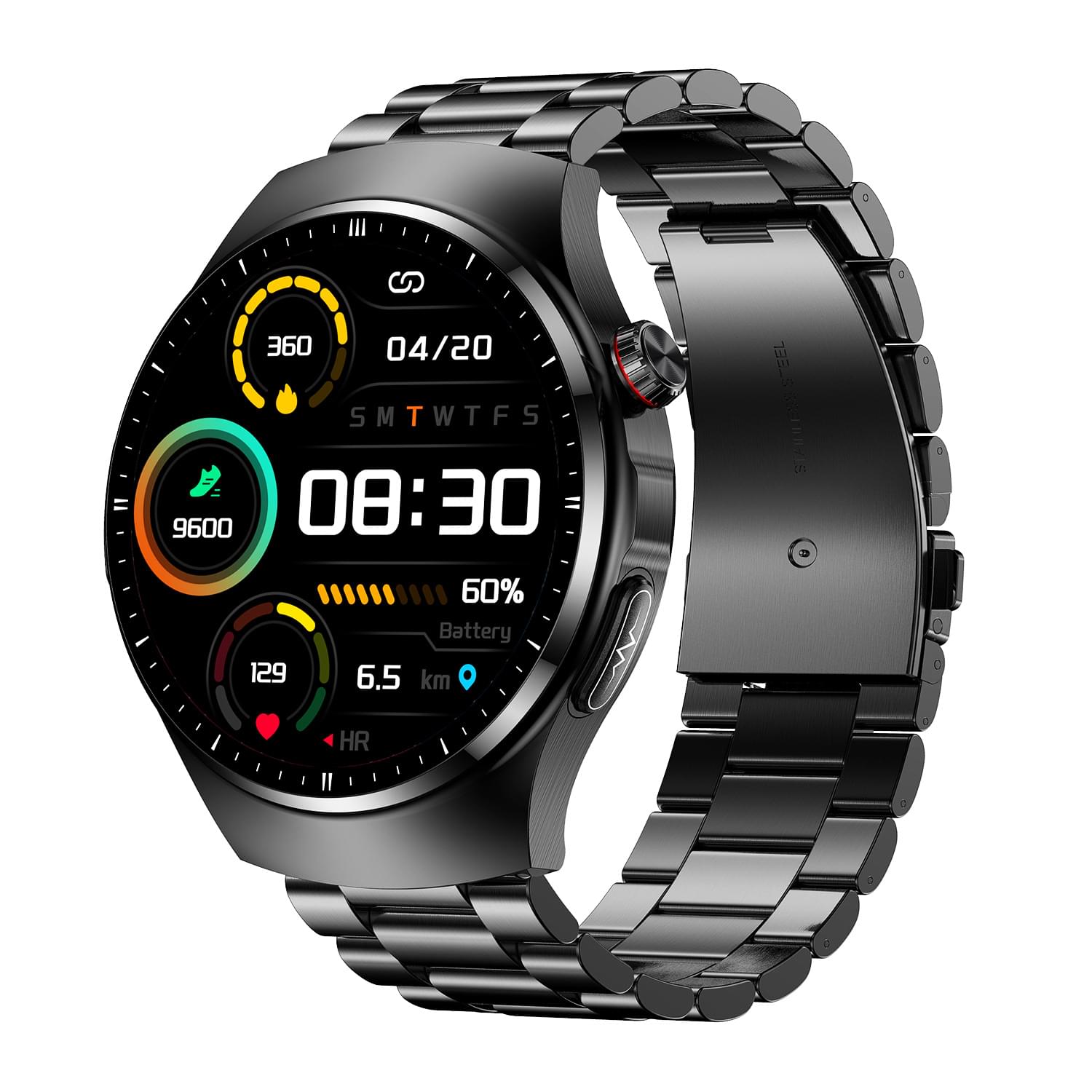 TK25 Smartwatch Premium con ECG, Glucosa, Ácido Úrico y Presión Arterial - vista de detalle