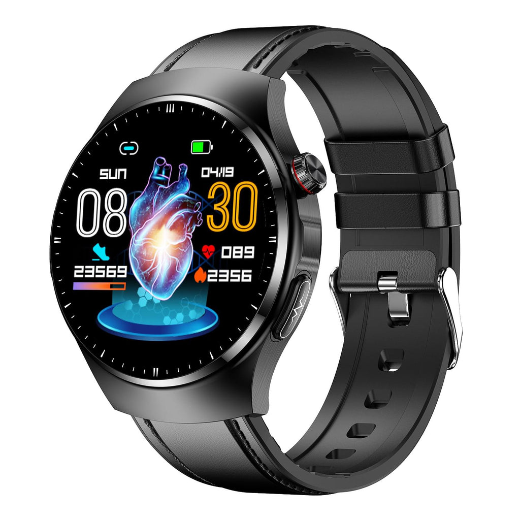 TK25 Smartwatch Premium con ECG, Glucosa, Ácido Úrico y Presión Arterial - vista frontal