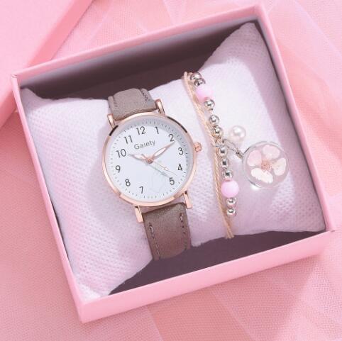 Reloj de Cuarzo Vintage para Mujer – Correa de PU Casual y Deportivo