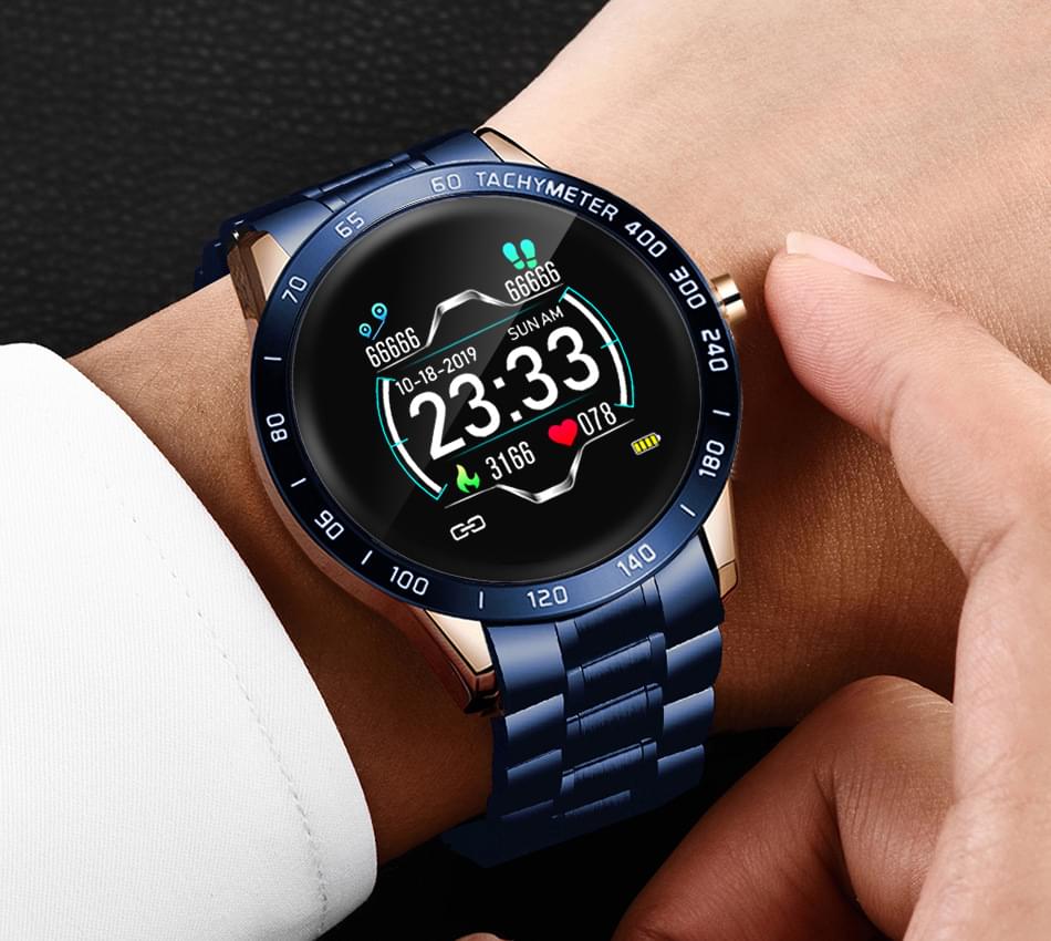 Pulsera Inteligente Multifuncional con Ritmo Cardíaco y Presión Arterial