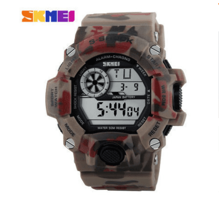 SKMEI 1019 – Reloj Digital Militar con LED para Hombre