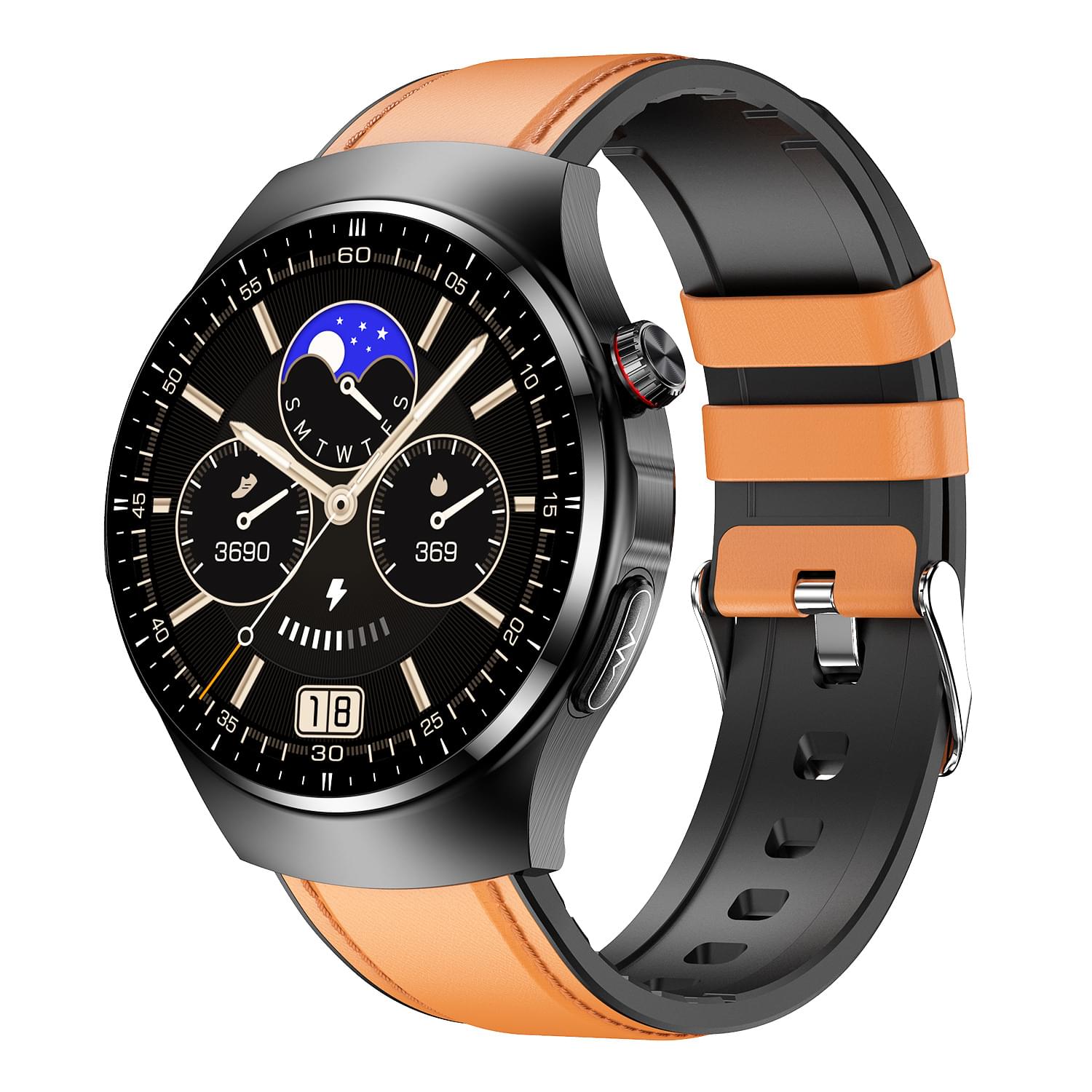 TK25 Smartwatch Premium con Monitor Cardíaco (ECG), Presión Arterial