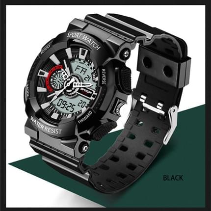 SANDA – Reloj Digital Militar Deportivo para Hombre con Correa de Goma