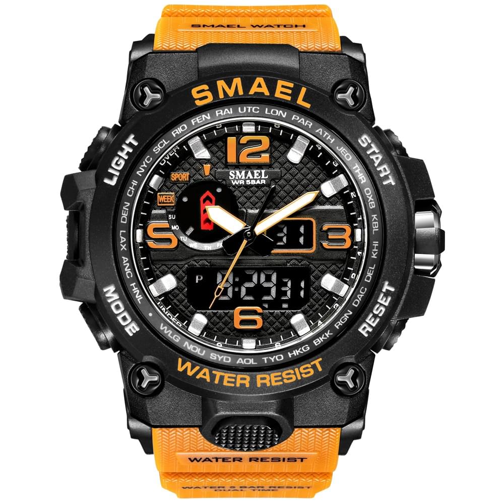 SMAEL 1545D – Reloj Militar Doble Pantalla para Hombre