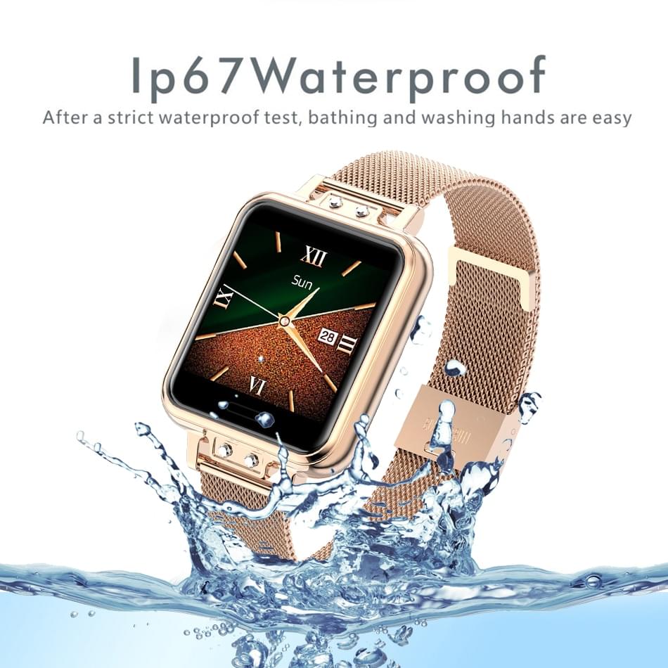 Smartwatch para Mujer con Monitor de Ciclo Menstrual y Ritmo Cardíaco