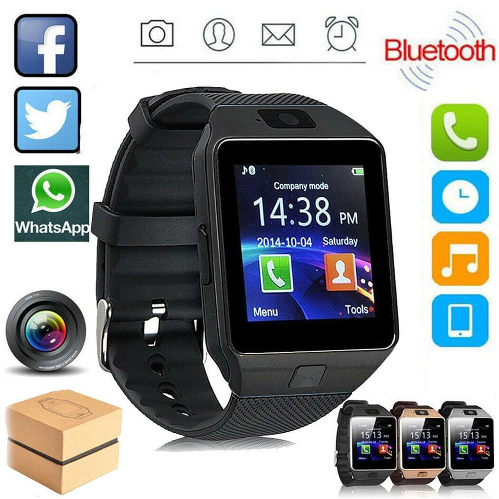 DZ09 Reloj Teléfono Inteligente para Niños con Pantalla Táctil y Llamadas - vista frontal