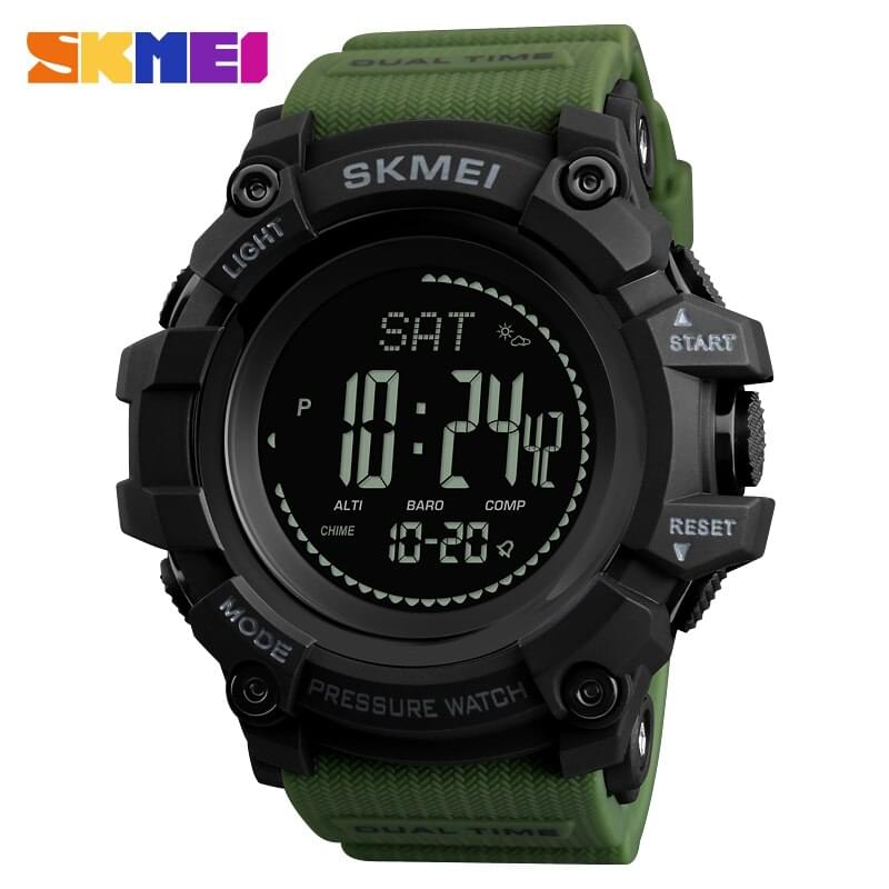 SKMEI 1358 – Reloj Deportivo Outdoor con Altímetro, Brújula y Barómetro