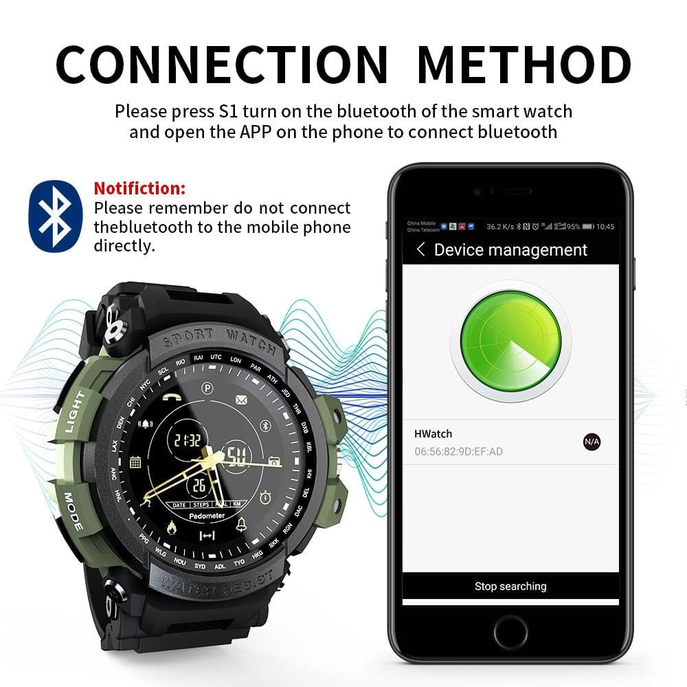 LOKMAT Smartwatch Deportivo 5ATM con Llamadas Bluetooth para Android e iOS