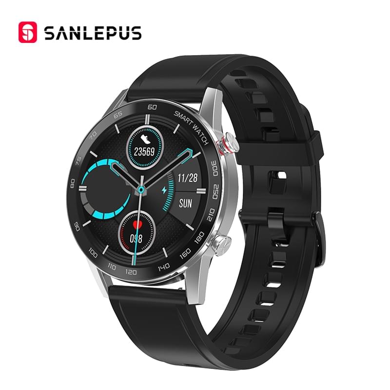SANLEPUS Smartwatch con Monitor Cardíaco (ECG) y Llamadas Bluetooth para Hombre y Mujer