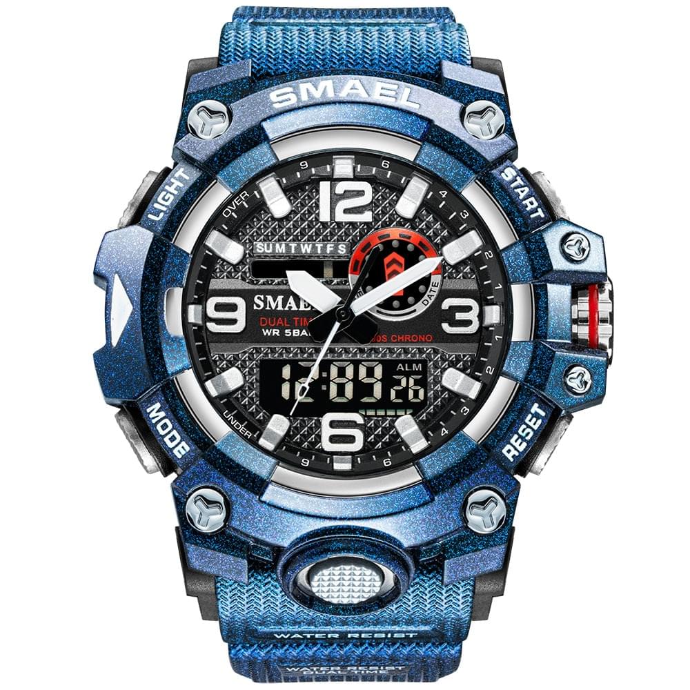 SMAEL 8035 Reloj Deportivo Digital para Hombre, Resistente al Agua 50M