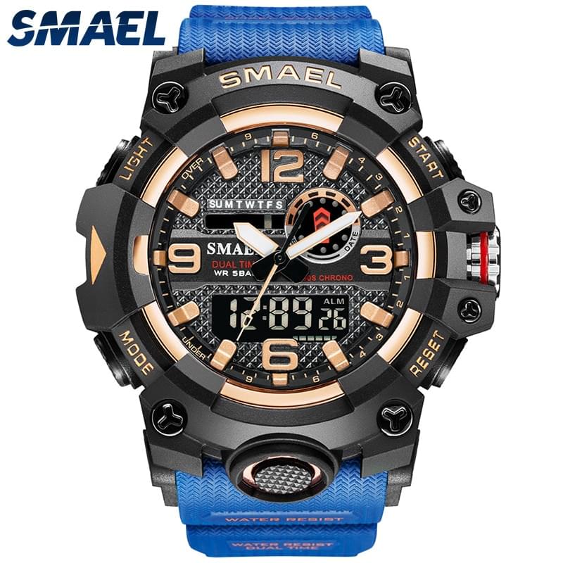 SMAEL 8035 Reloj Deportivo Digital para Hombre, Resistente al Agua 50M