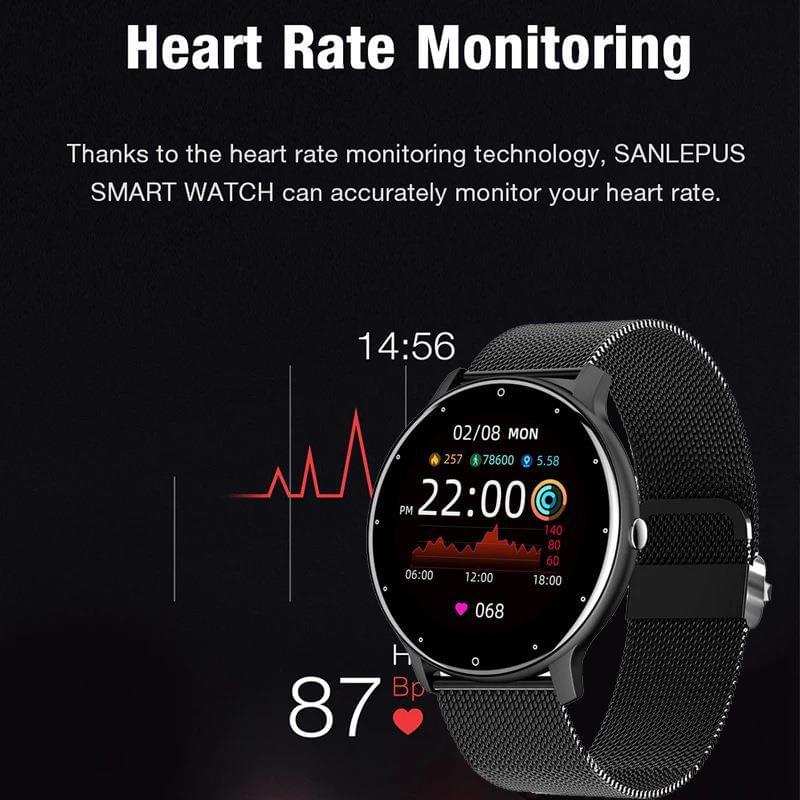 ZL02D Smartwatch Deportivo con Monitor de Salud y Sueño