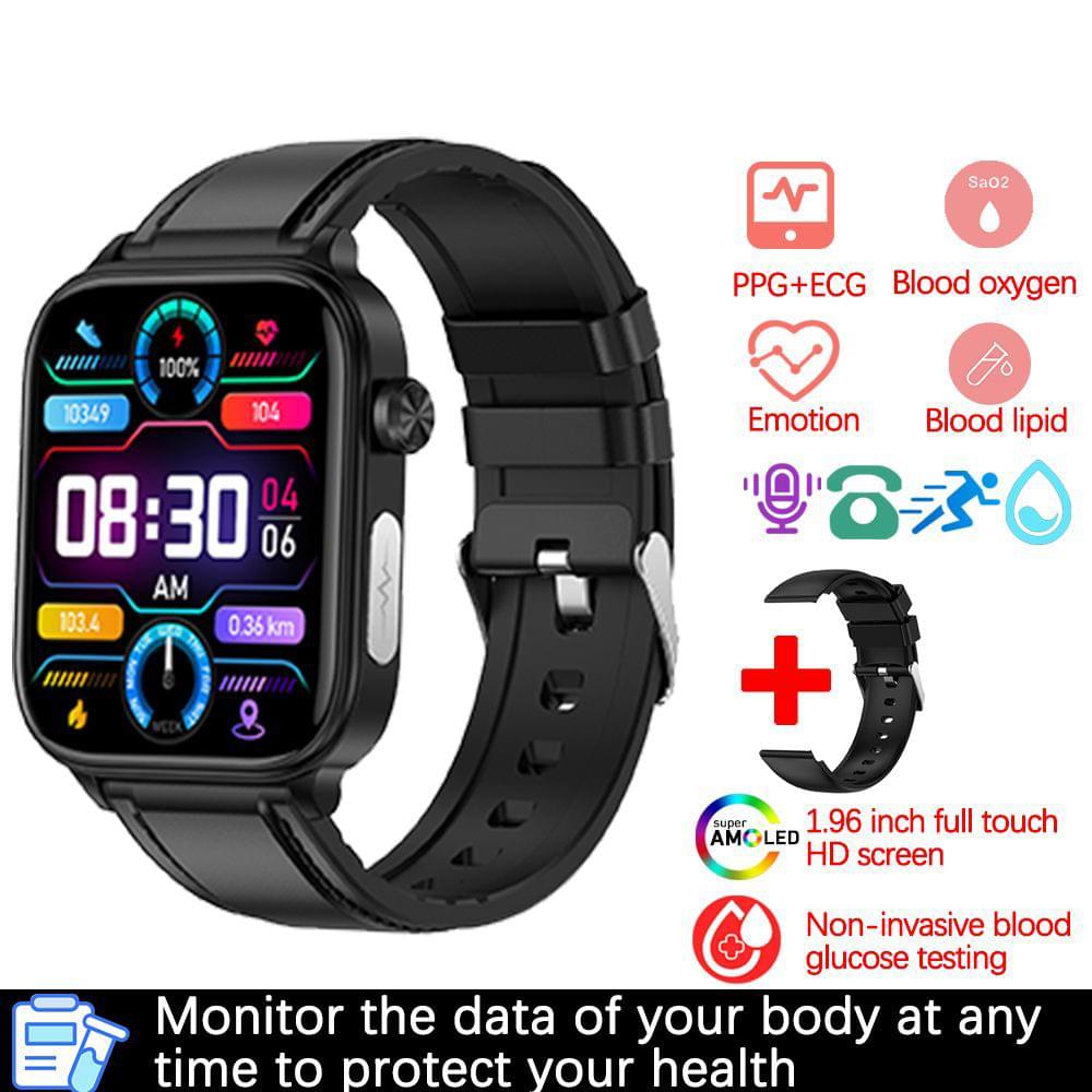 Smartwatch con ECG, PPG y Monitor de Presión Arterial Multideporte
