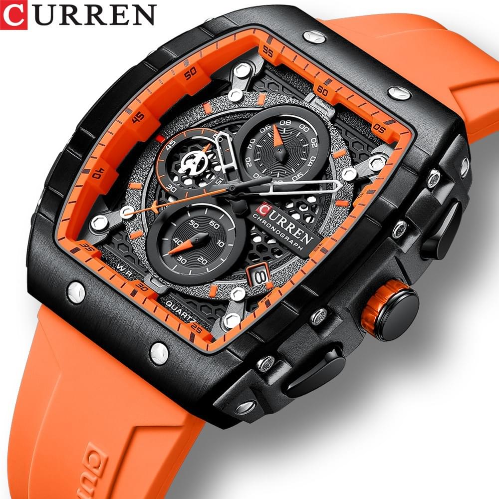 CURREN 8442 Reloj de Cuarzo Multifuncional para Hombre