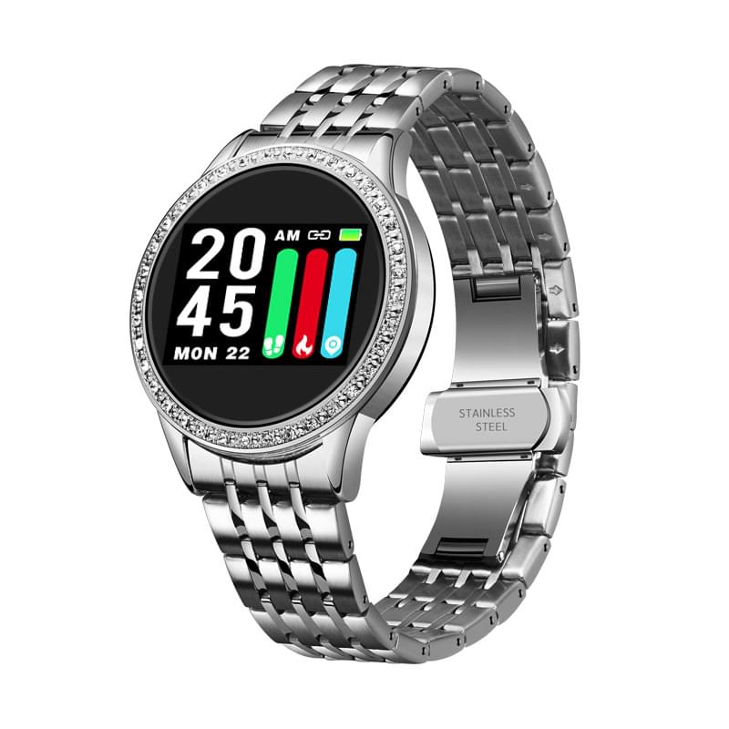 Pulsera Inteligente Multifuncional con Ritmo Cardíaco y Presión Arterial