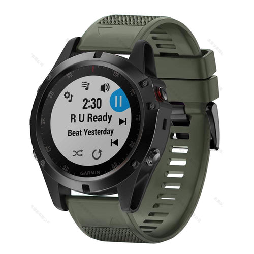 Correa de Silicona FIFATA para Garmin Fenix y Forerunner - vista frontal