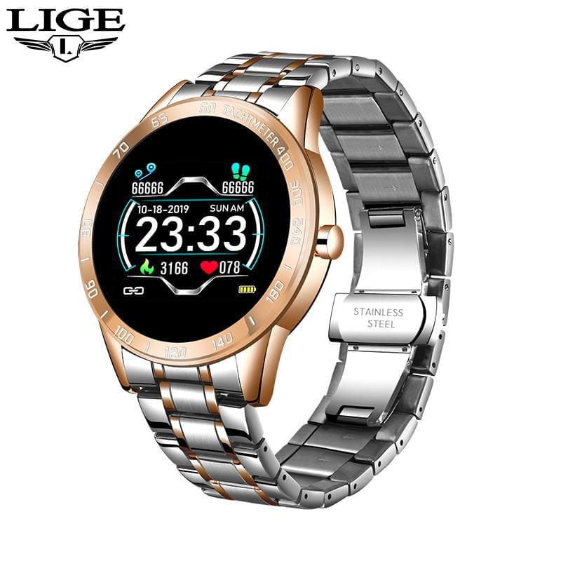 Pulsera Inteligente Multifuncional con Ritmo Cardíaco y Presión Arterial
