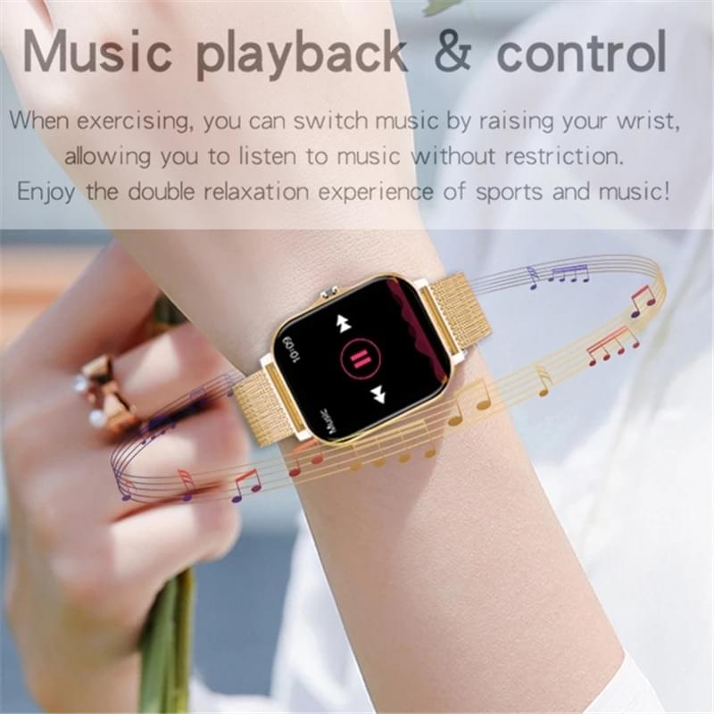 Smartwatch Unisex con Pantalla a Color de 1.69 Pulgadas