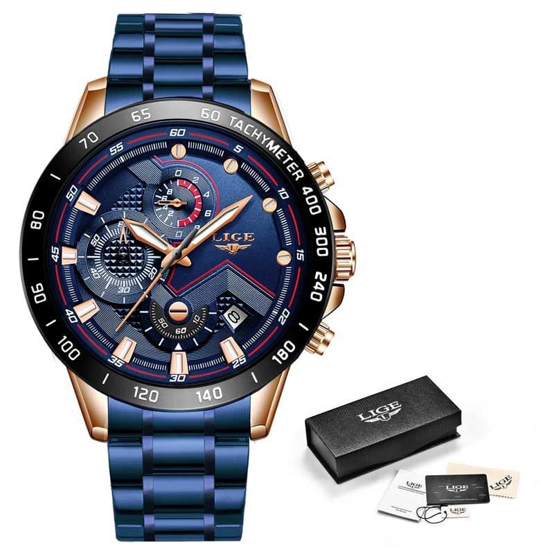 Reloj LIGE Business Multifuncional para Hombre