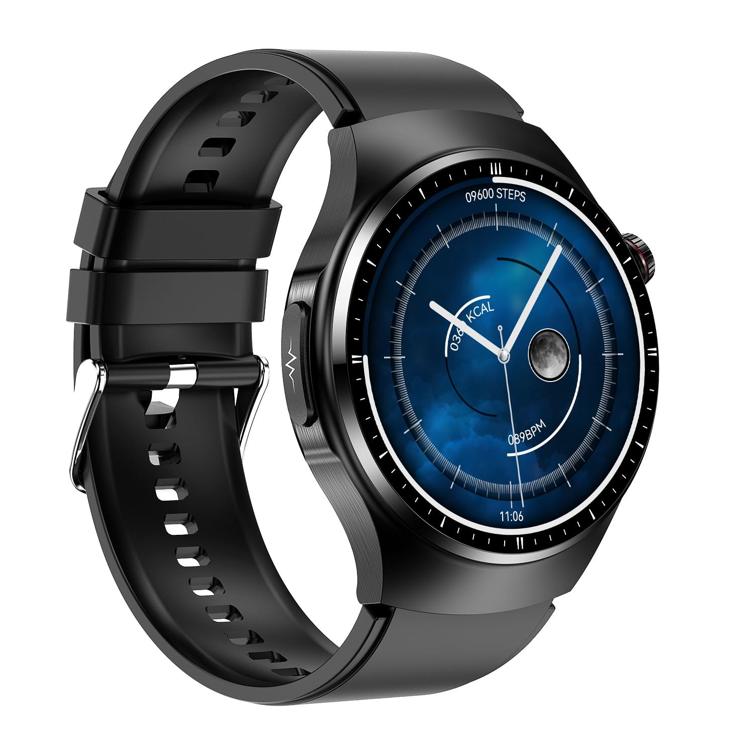 TK25 Smartwatch Premium con ECG, Glucosa, Ácido Úrico y Presión Arterial - en la muñeca