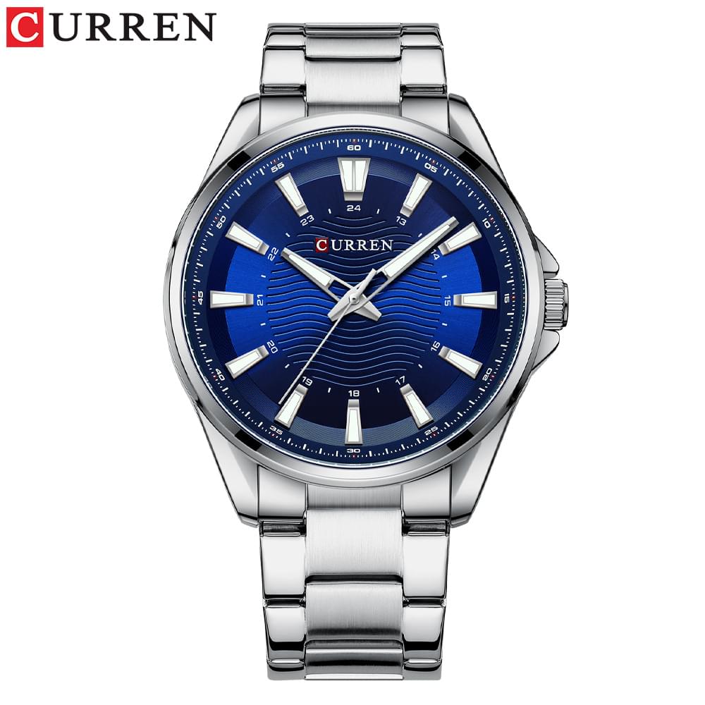 Reloj de Cuarzo para Hombre Estilo Business con Correa de Acero
