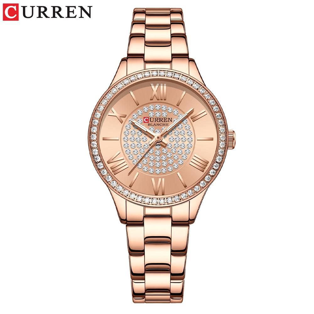 Reloj de Cuarzo Casual para Mujer con Correa de Acero