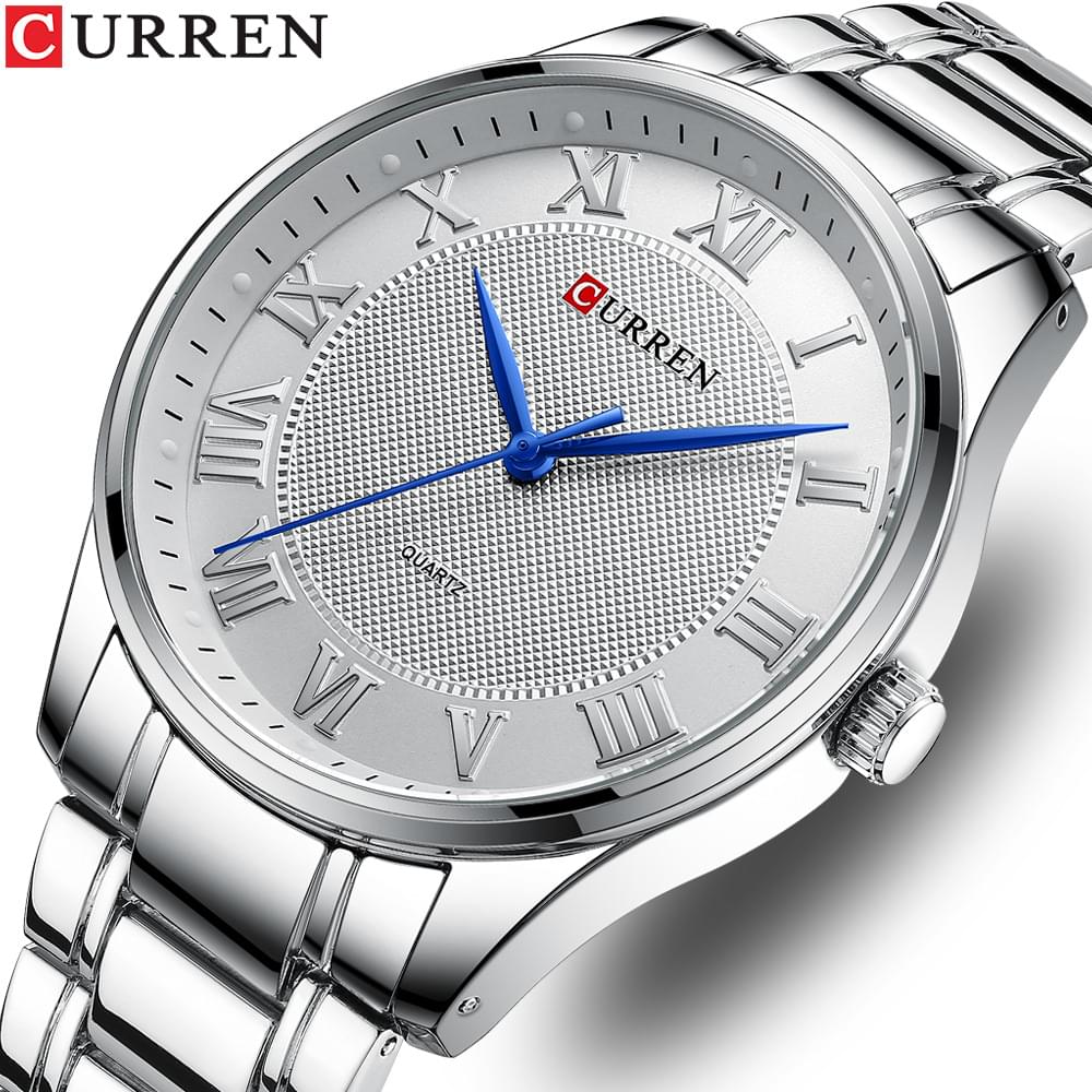 Reloj Casual de Cuarzo para Hombre con Correa de Acero