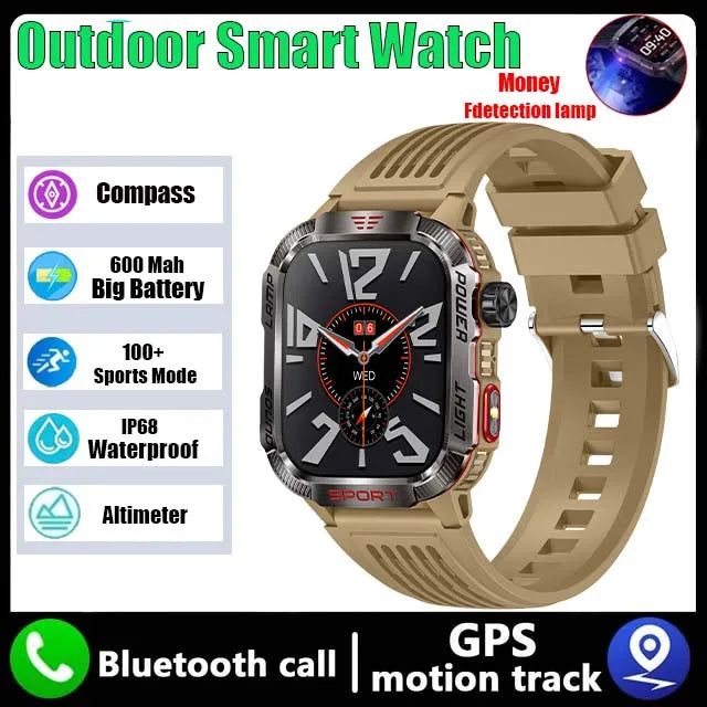 GZYR Smartwatch 2.01" con Llamadas Bluetooth y Batería de 600 mAh