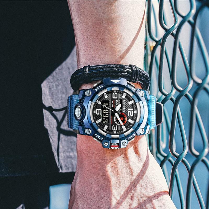 SMAEL 8035 Reloj Deportivo Digital para Hombre, Resistente al Agua 50M