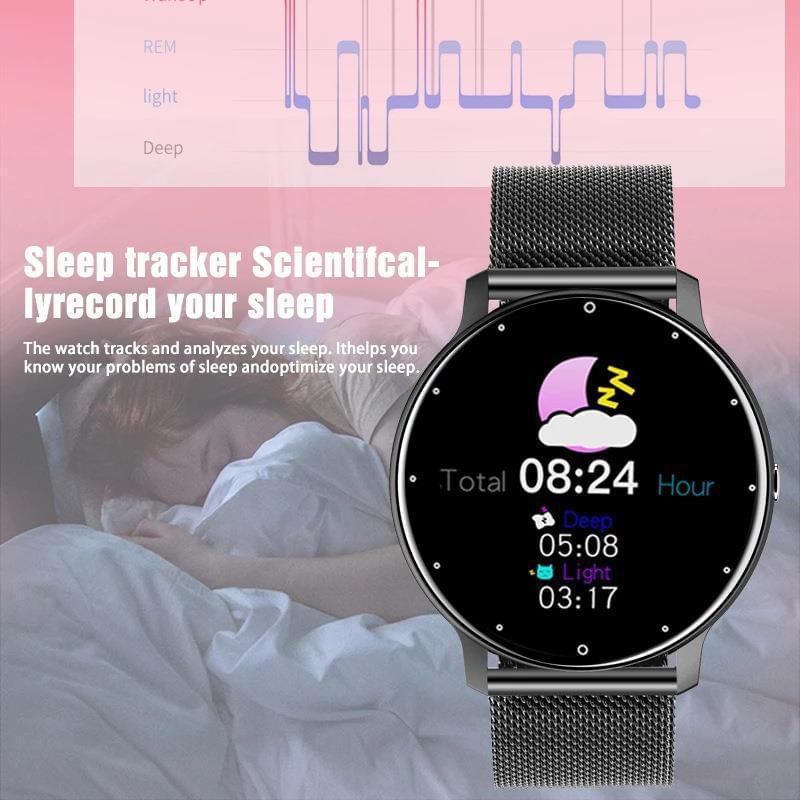 ZL02D Smartwatch Deportivo con Monitor de Salud y Sueño - en la muñeca