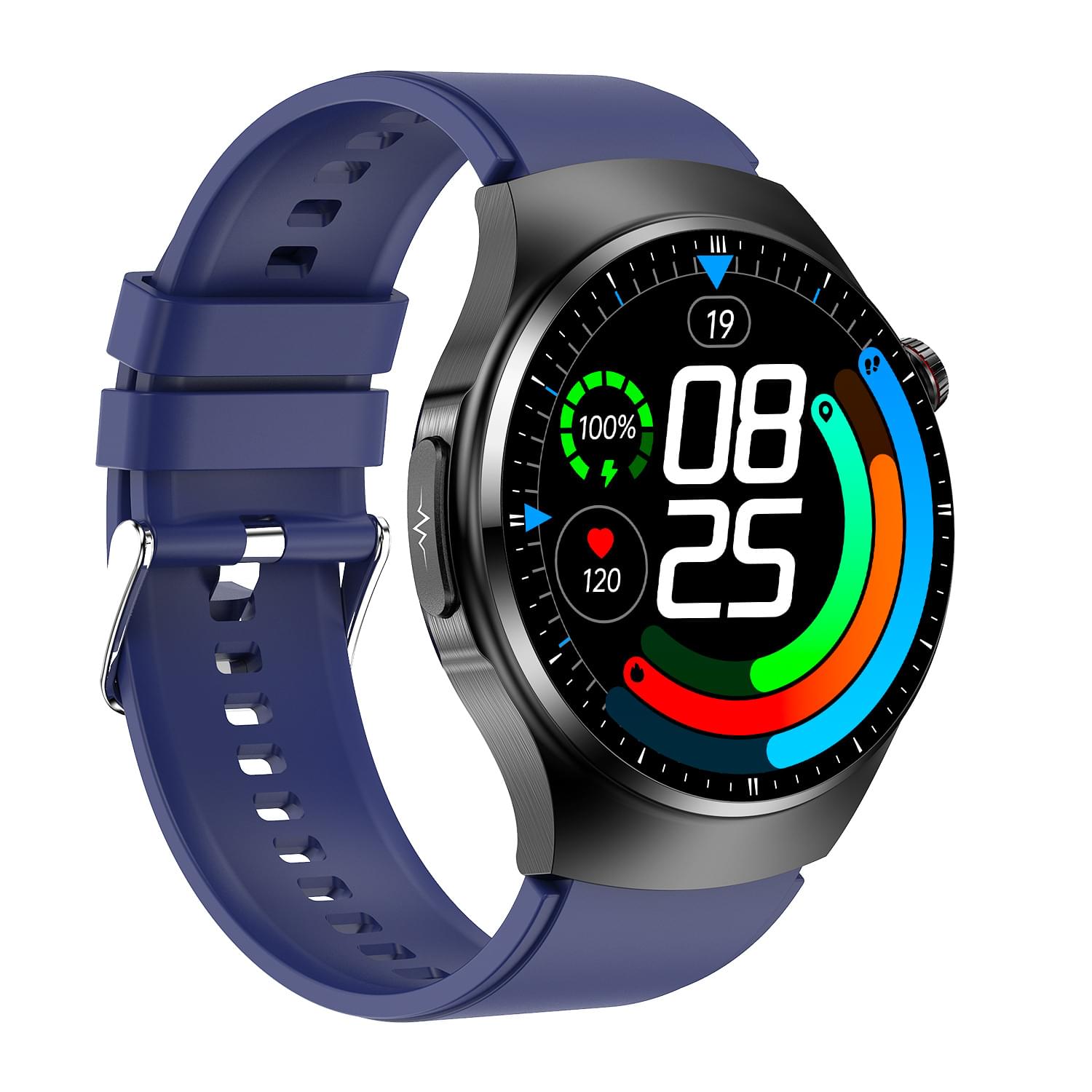 TK25 Smartwatch Premium con Monitor Cardíaco (ECG), Presión Arterial