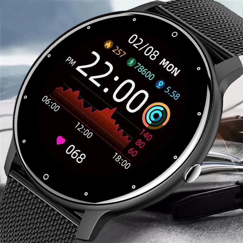 ZL02D Smartwatch Deportivo con Monitor de Salud y Sueño - vista frontal