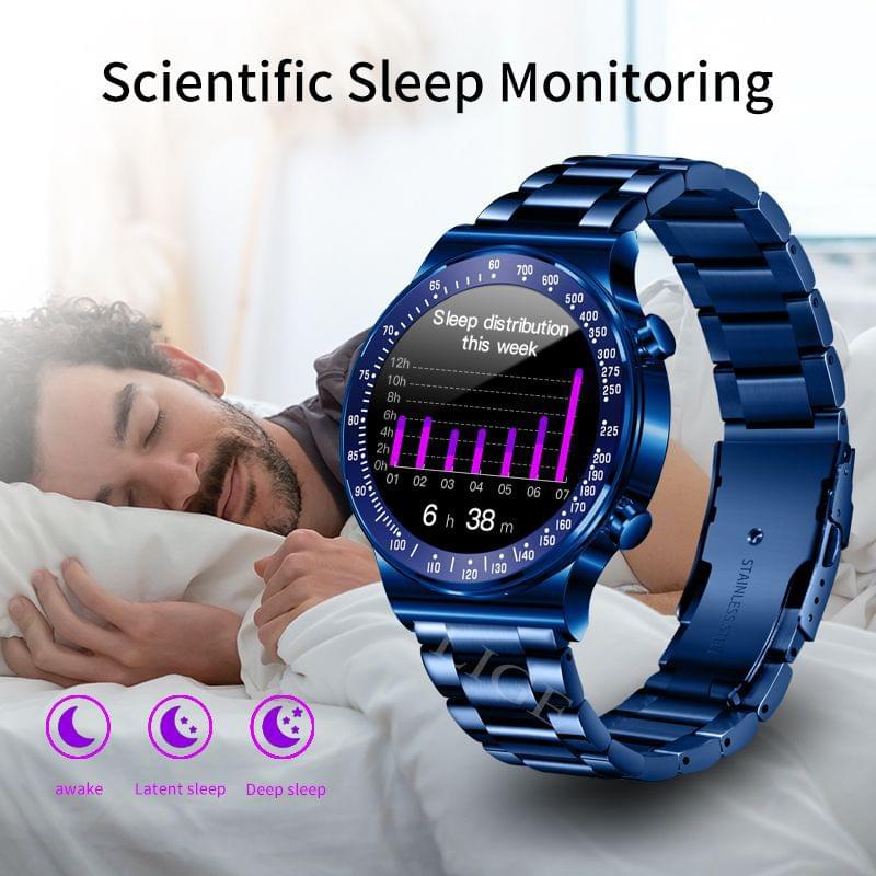 Pulsera Inteligente BANGWEI con Llamadas, Monitor de Presión y Podómetro