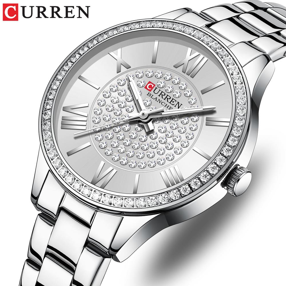 Reloj de Cuarzo Casual para Mujer con Correa de Acero