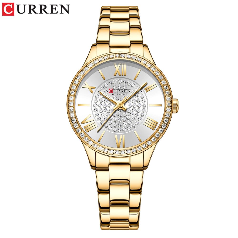 Reloj de Cuarzo Casual para Mujer con Correa de Acero