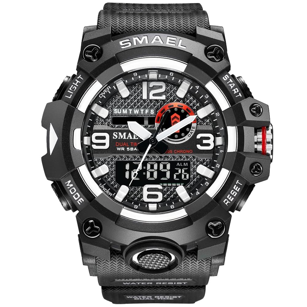 SMAEL 8035 Reloj Deportivo Digital para Hombre, Resistente al Agua 50M