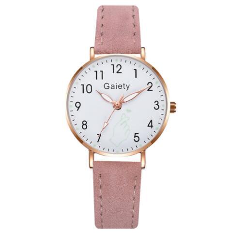 Reloj de Cuarzo Vintage para Mujer – Correa de PU Casual y Deportivo