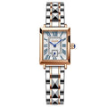 LIGE Reloj Cuadrado de Cuarzo para Mujer, Elegante y Resistente al Agua
