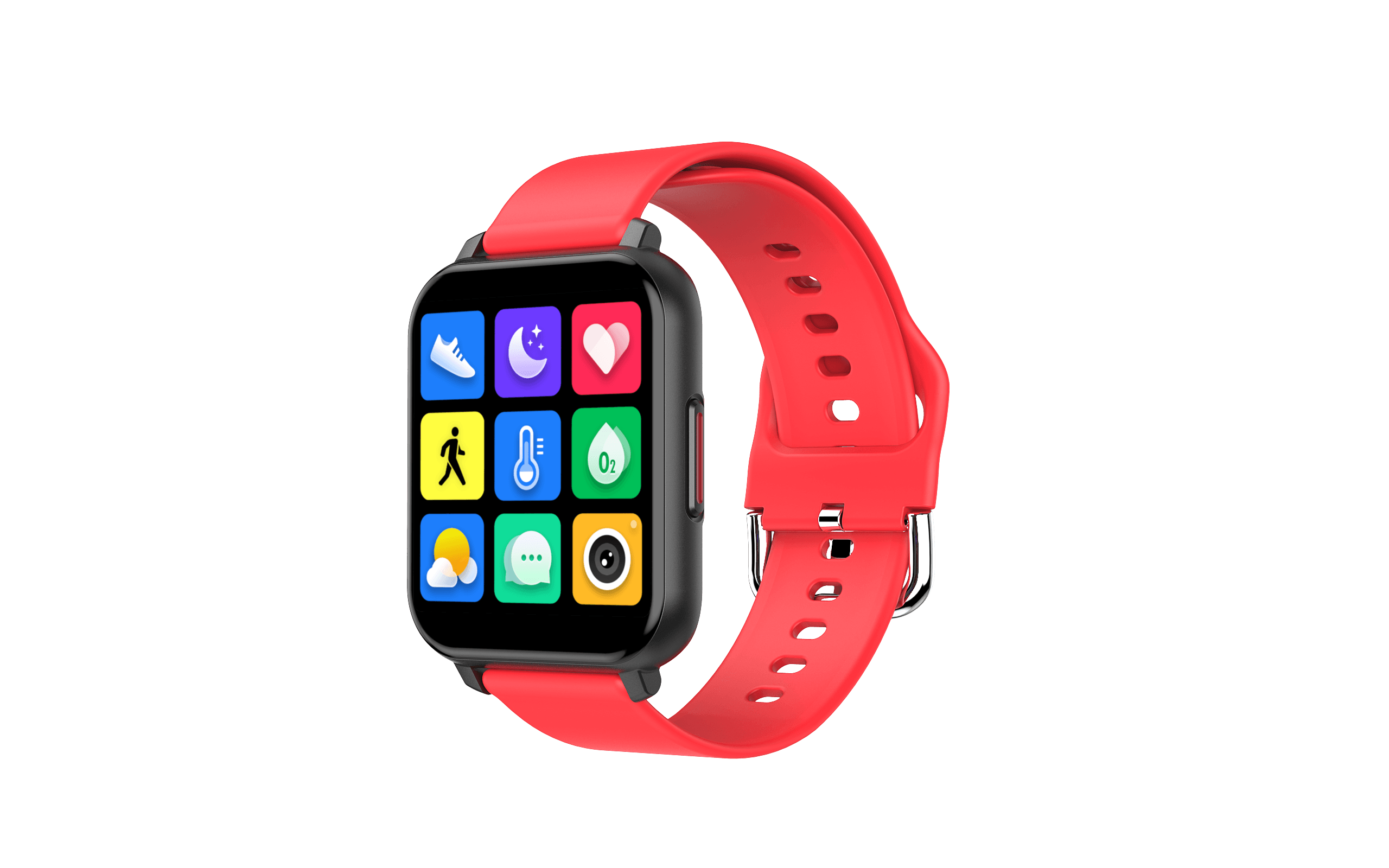 T82 Pulsera Inteligente con Monitor de Ritmo Cardíaco y Sueño - en la muñeca